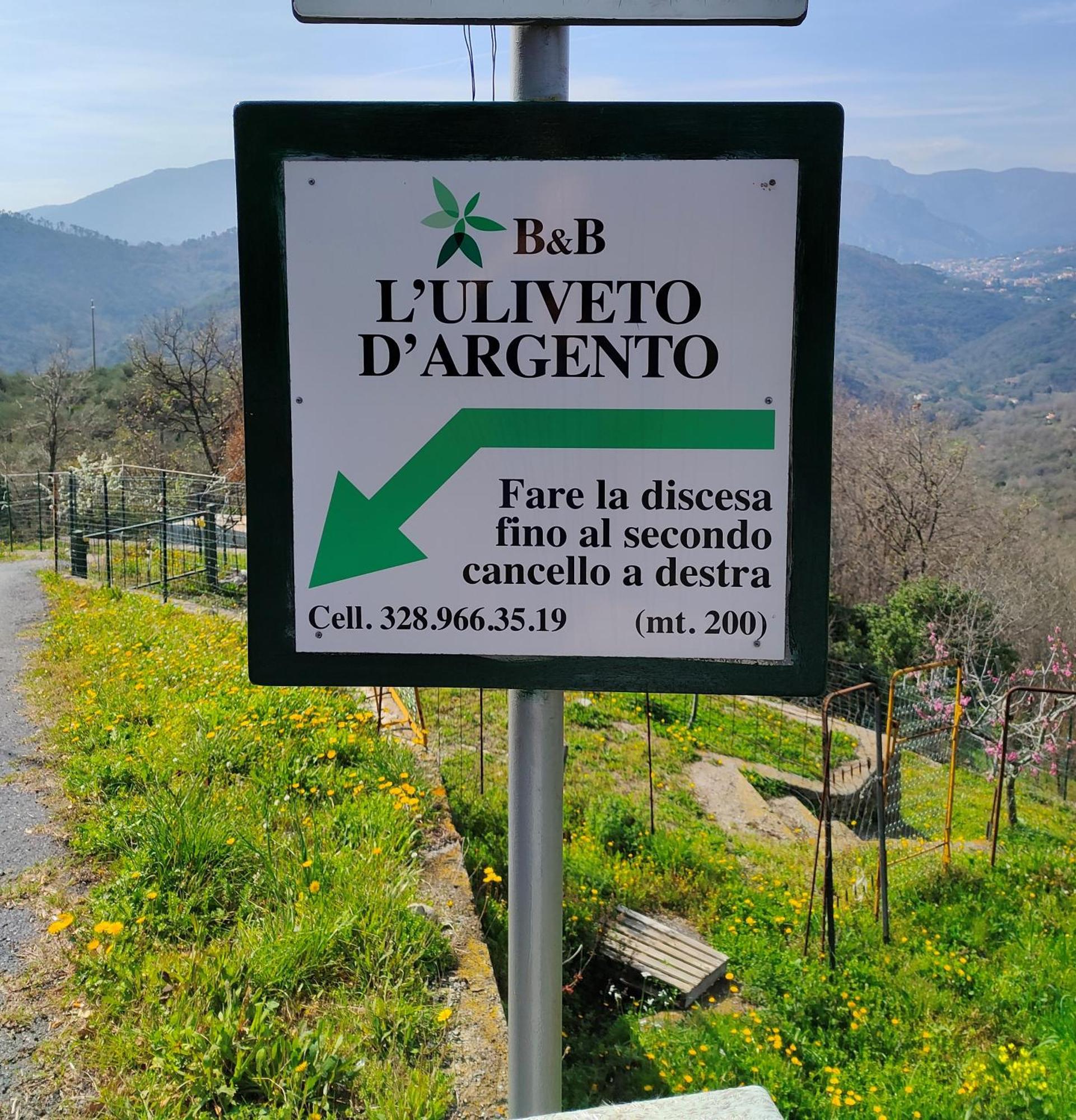 피날레리구레 L'Uliveto D'Argento B&B 외부 사진